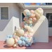 Gender Reveal Balloons Garland Kit, 124pcs Dusty Pink and Dusty Blue Sand White Balloons for Boy or Girl Gender Reveal Baby Shower Party Decoration…